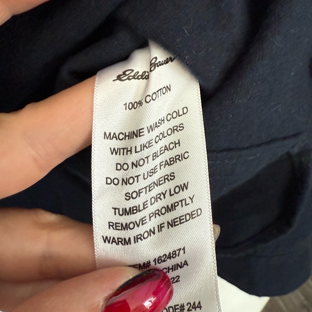 Eddie Bauer Men's Dark Blue Shirt Jacket - Picture 7 of 7